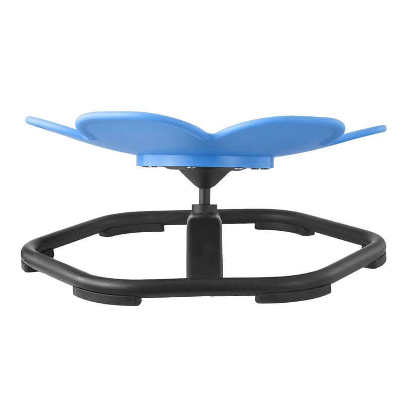 Flower Shape Kids Swivel Chair 360&deg; Spin Sensory Seat with Metal Base image number 0