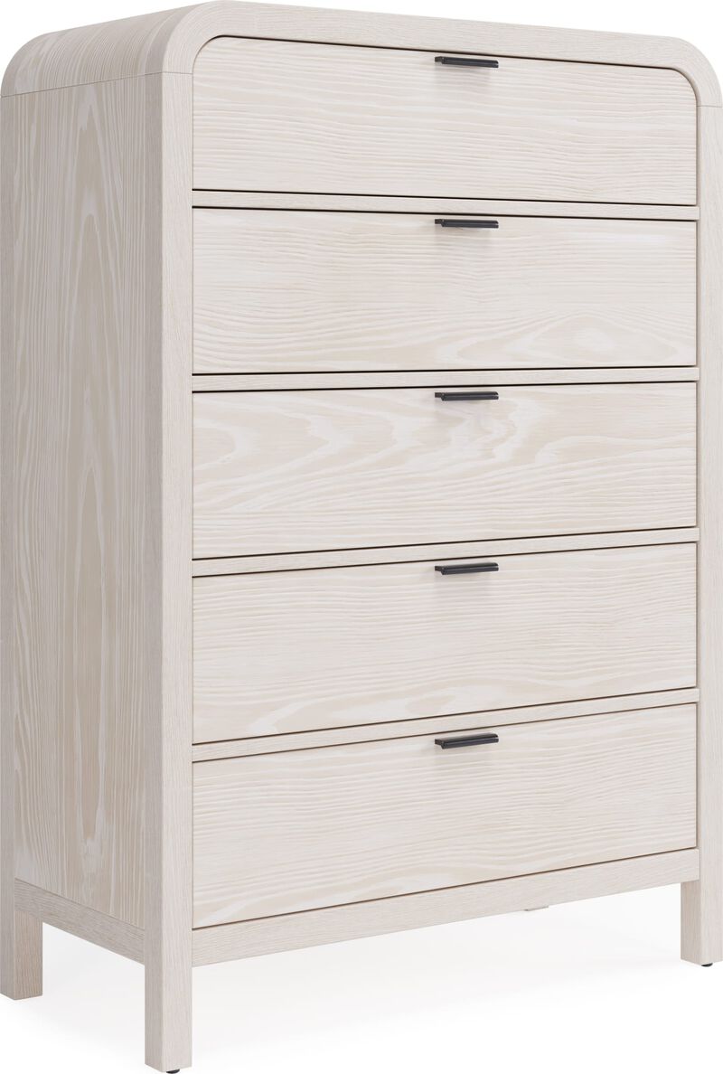 Drake Five Drawer Chest in Sugar