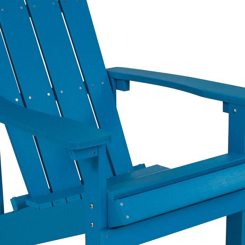 Commercial All-Weather Poly Resin Wood Adirondack Chair image number 9