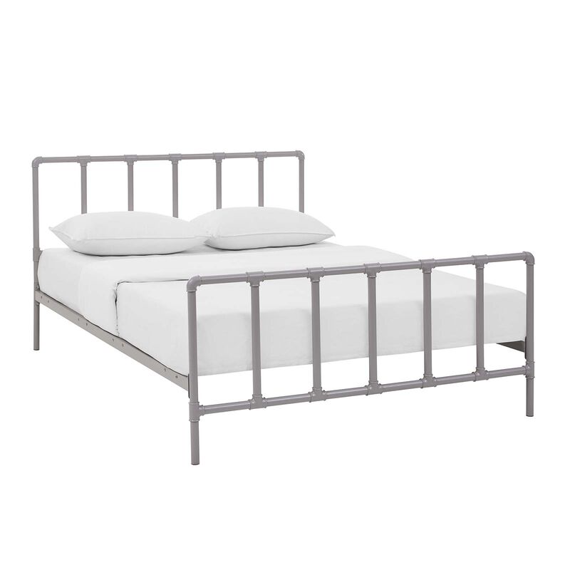 Modway - Dower Queen Stainless Steel Bed image number 0