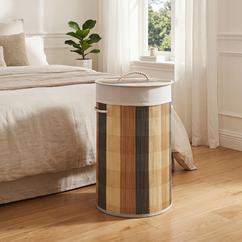 13.2 Gallon Laundry Hamper with Washable Removable Liner and Lid image number 3