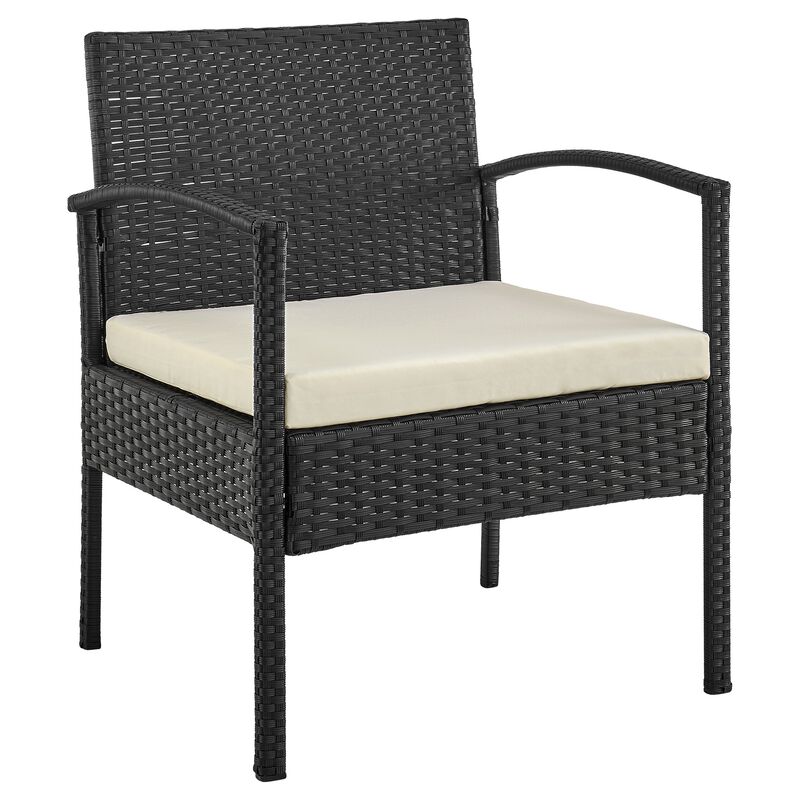 Noli Cream 4-Piece Patio Set
