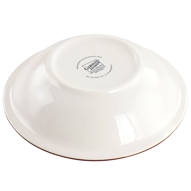 Gibson Home Rainbow 12 Piece Stoneware Dinnerware Set in Yellow Multi image number 7