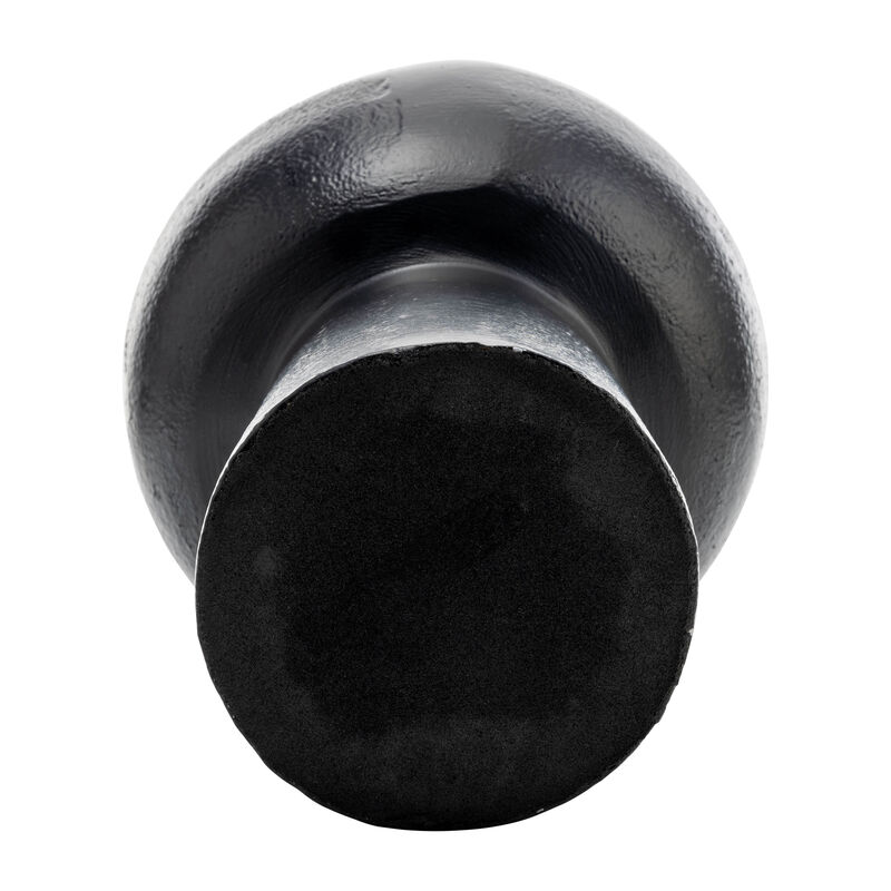 Metal,15"h, Mid Ellipsoid  Vase,black image number 2