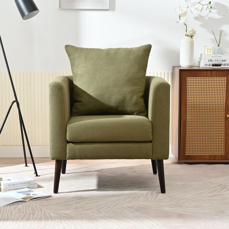 Merax Fabric Armchair Club Accent Chair for Living Room