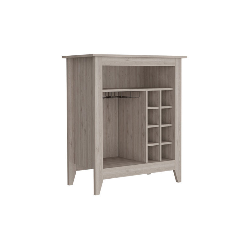 Bar Cabinet Castle, Living Room, Light Gray
