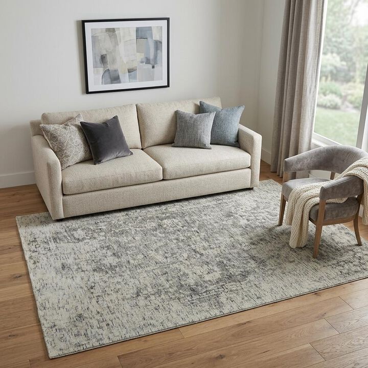 HomeRoots Abstract Hand Woven Area Rug