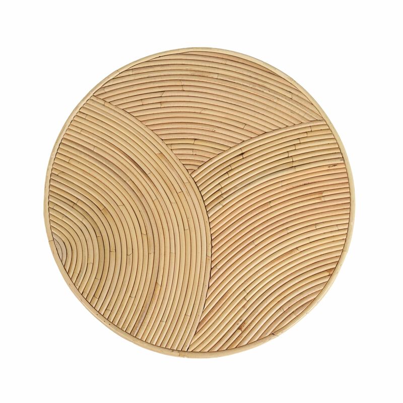 Tov Furniture Matea Natural Rattan Arch Side Table image number 4