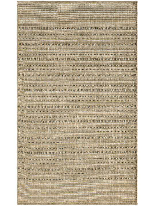 Tulum TLM01 Taupe 3' x 5' Rug