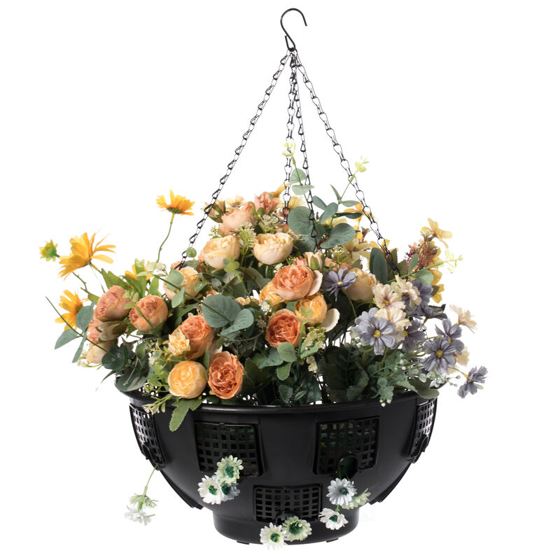 Durable Plastic Lace Ultimate Hanging Baskets Tomato, Flower, and Herb Outdoor Flower Planter