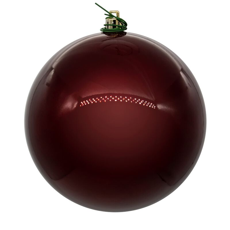 Vickerman 6" Wine Pearl UV Drilled Ball Ornament, 4 per Bag. image number 0