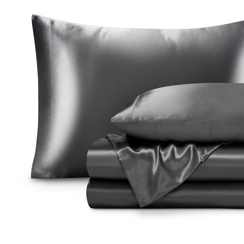 Silky-Smooth Satin Sheet Set image number 0