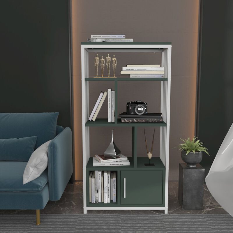 Decorotika Valero Bookcase Silva White