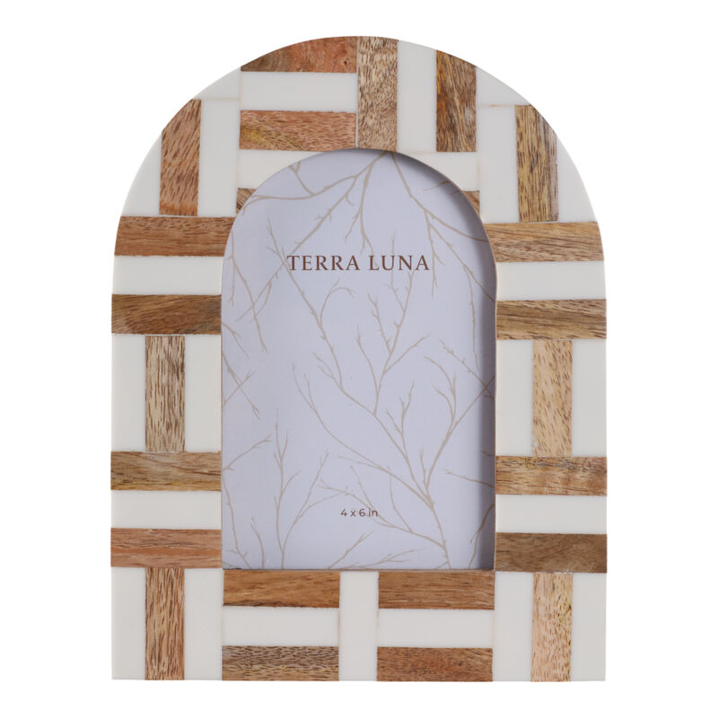 Wooden Arch Inlay Frame