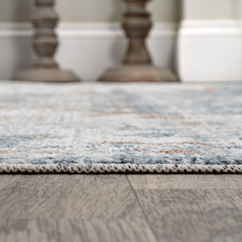 Shaemus Bohemian Medallion Low-Pile Machine-Washable Area Rug