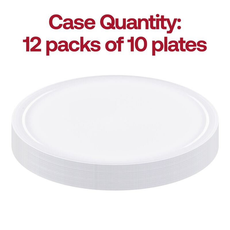 6.25" Flat Round Plastic Pastry Plates (240 Plates) image number 3