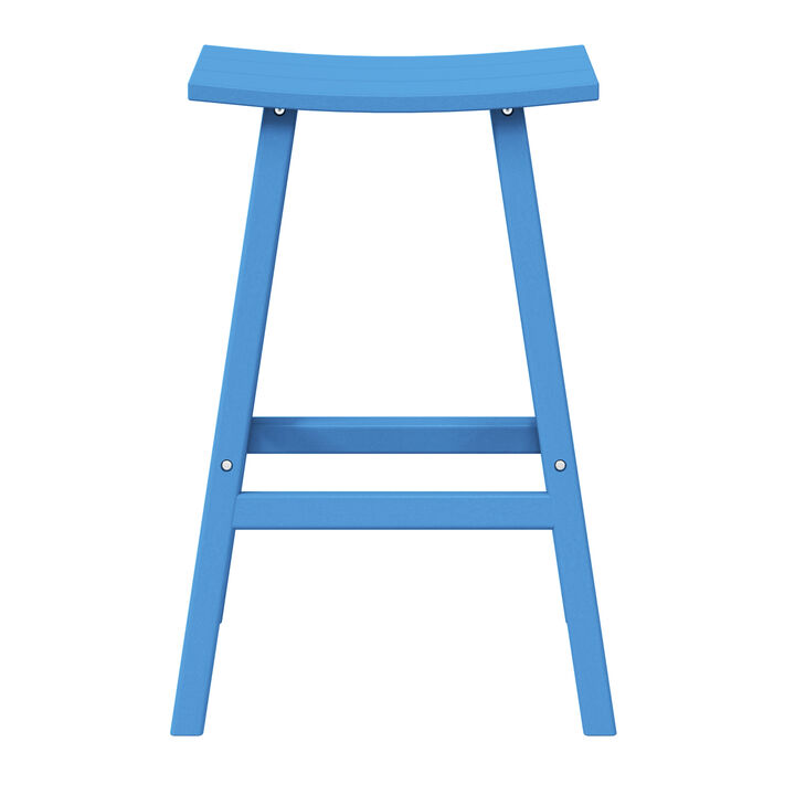 WestinTrends Westintrends 29" height Outdoor / Patio Saddle bar stool