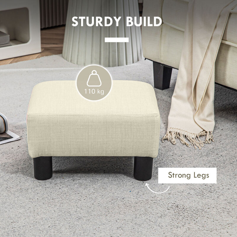 Hivvago Cube Ottoman Foot Stool for Living Room image number 4