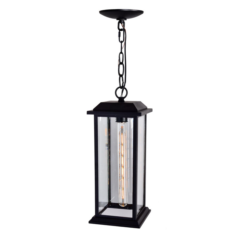 Blackbridge 1 Light Outdoor Black Pendant