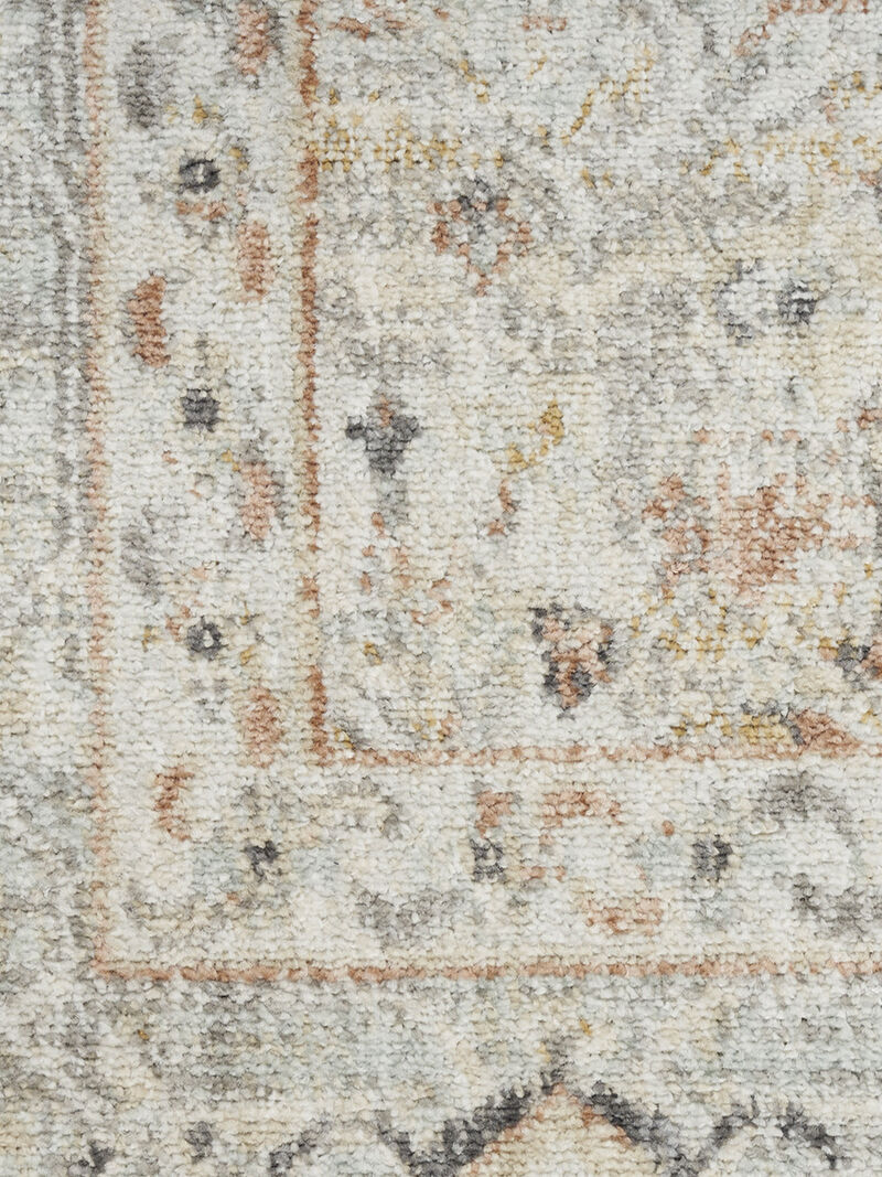 Oushak Home OUS02 Light Gray 2' x 6' Rug image number 6
