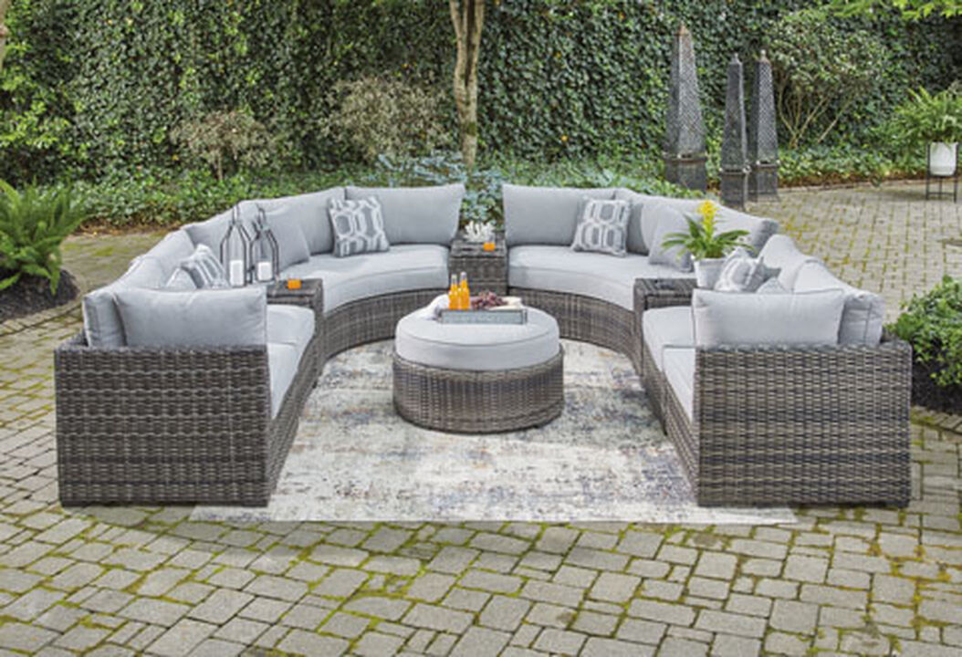 Calworth 9 Pc Patio Sectional
