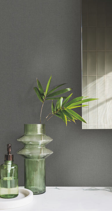 Gypsy Weave Black Wallpaper (Set of 2)