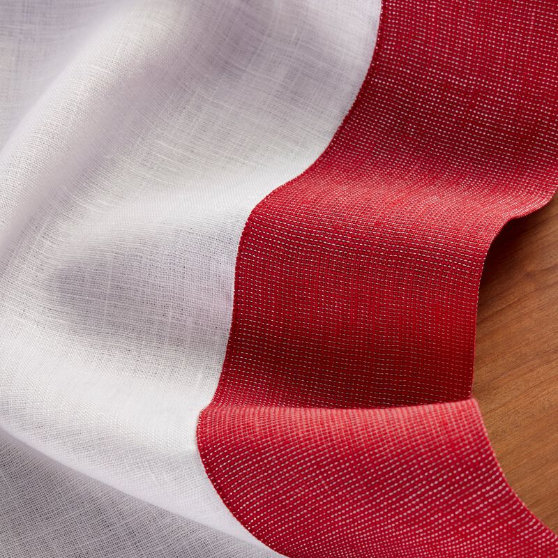 Christmas Linen Table Runner - Festive Edge, Solino Home