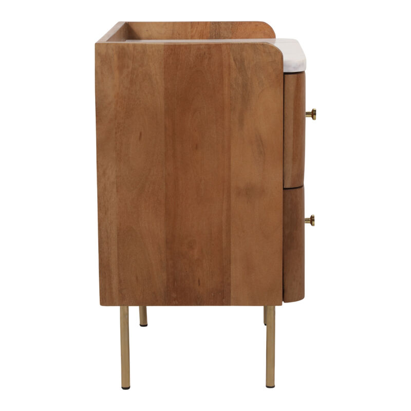 Marble Crest 2-Drawer Accent Table image number 3