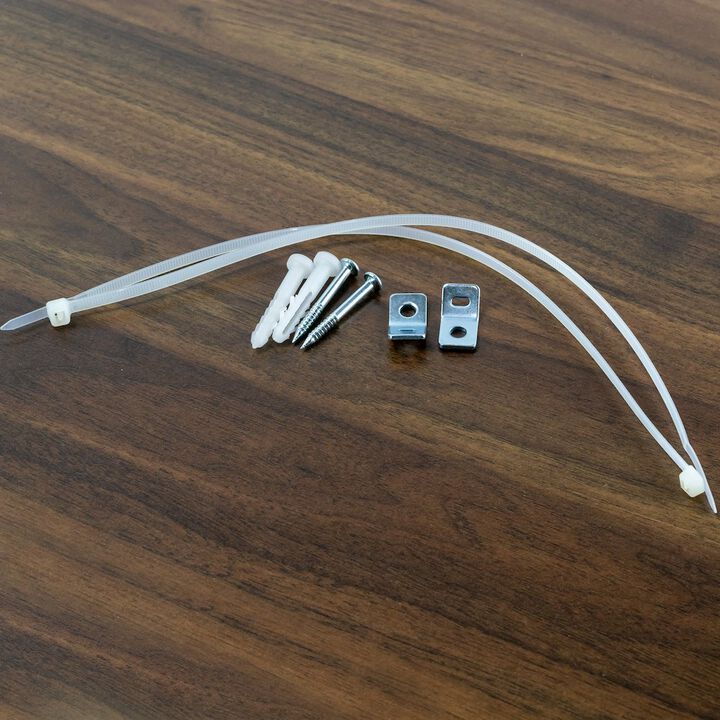 Glamour Home Ansel Bookcase Display Shelf with Storage Cabinet