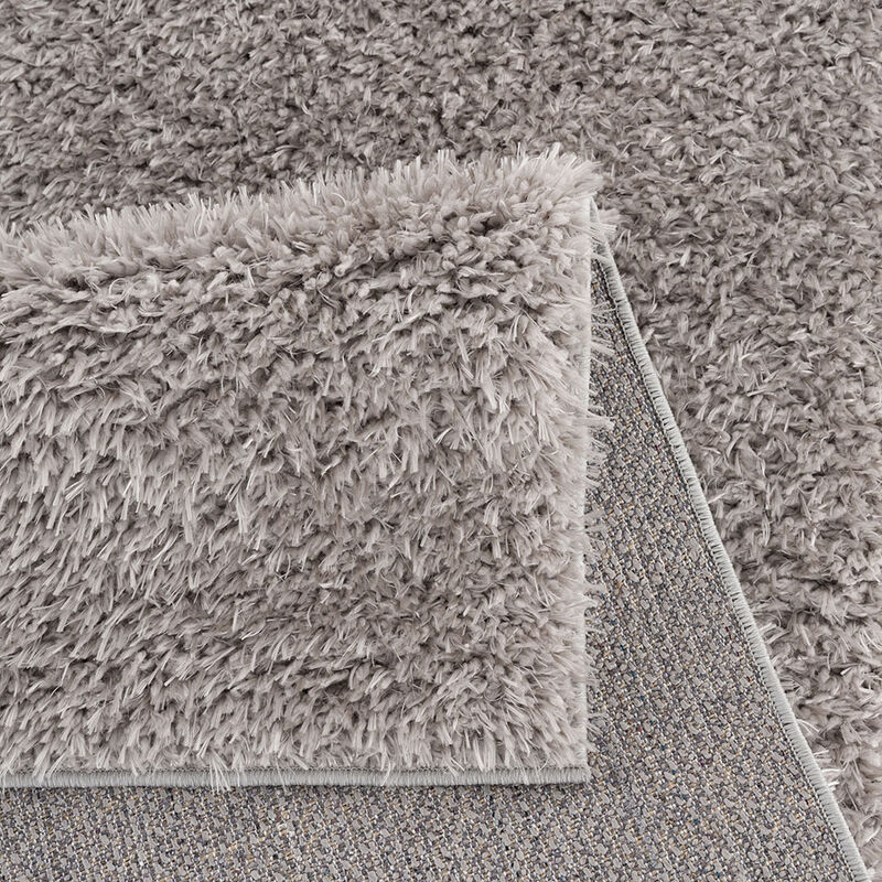71x47 inch Gray Super Soft Polyester Shag Area Rug