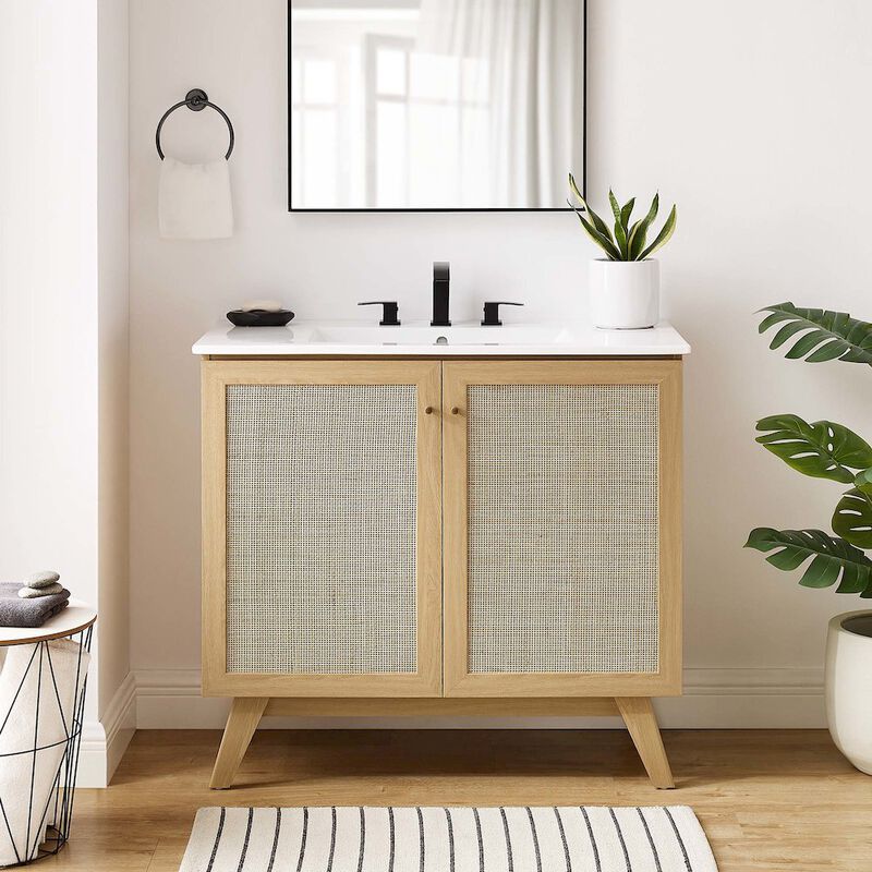 Modway Soma 36” Bathroom Vanity Cabinet (Sink Basin Not Included)