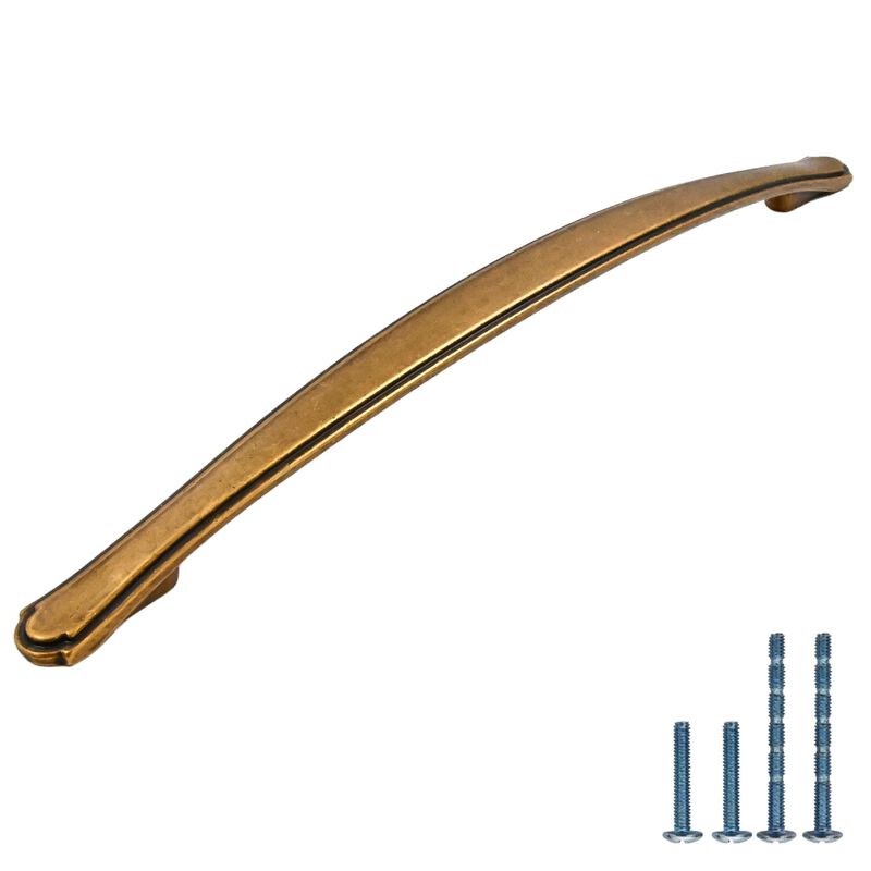 AOOTOCH 10 Pack Antique Brass Cabinet Pulls 7.5 Inch Kitchen Cabinet Handles Kitchen Handles for Cabinets Antique Drawer Pulls R