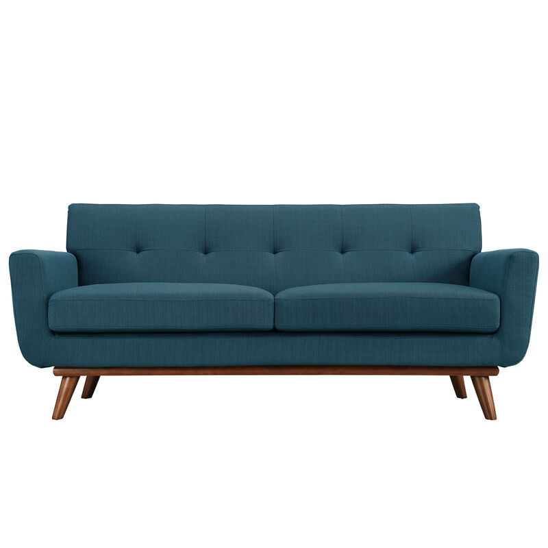 Engage Upholstered Fabric Loveseat image number 0