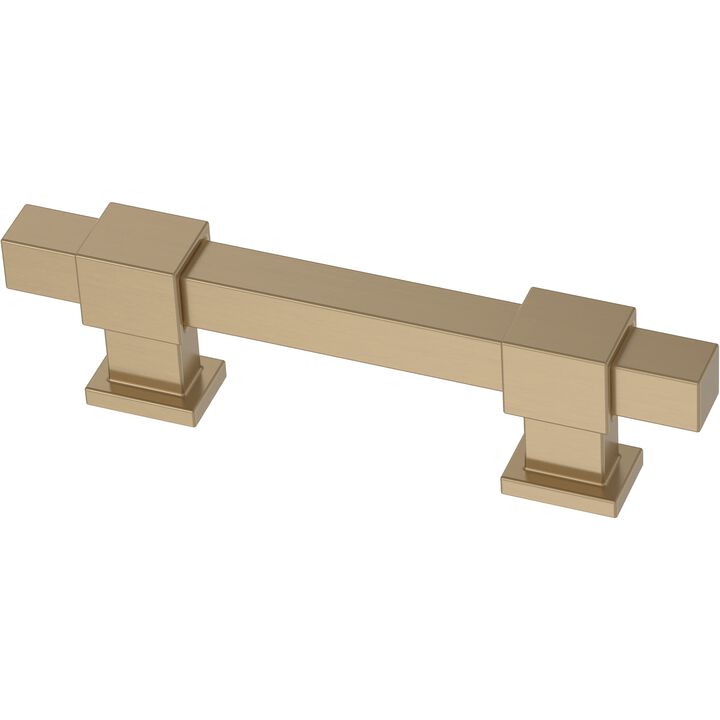 Franklin Brass Square Bar Adjusta-Pull Cabinet Pull, Champagne Bronze, 1-3/8 in to 4 in (35mm/102mm) Adjustable Drawer Handle, 5