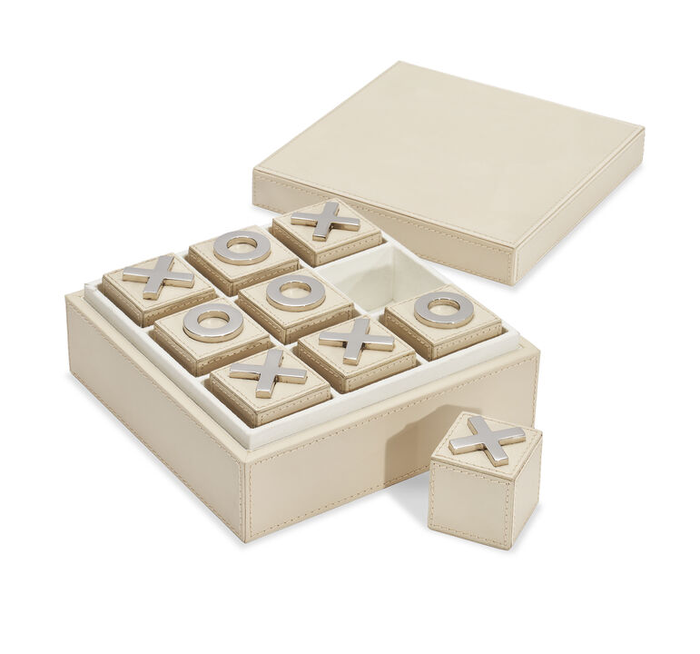 Arya Tic Tac Toe Box - Ivory
