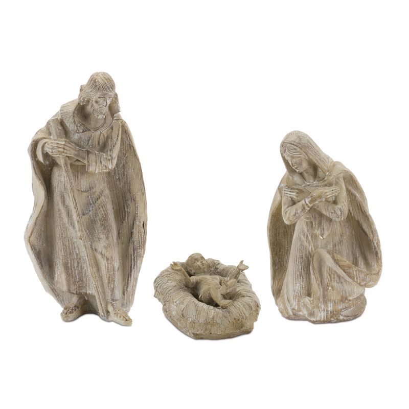 Set of 3 Holy Family Figurines for Christmas Nativity Décor