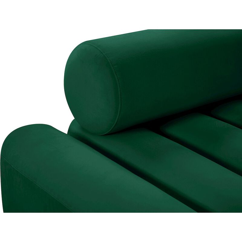 Meridian Furniture Melody Green Velvet Loveseat