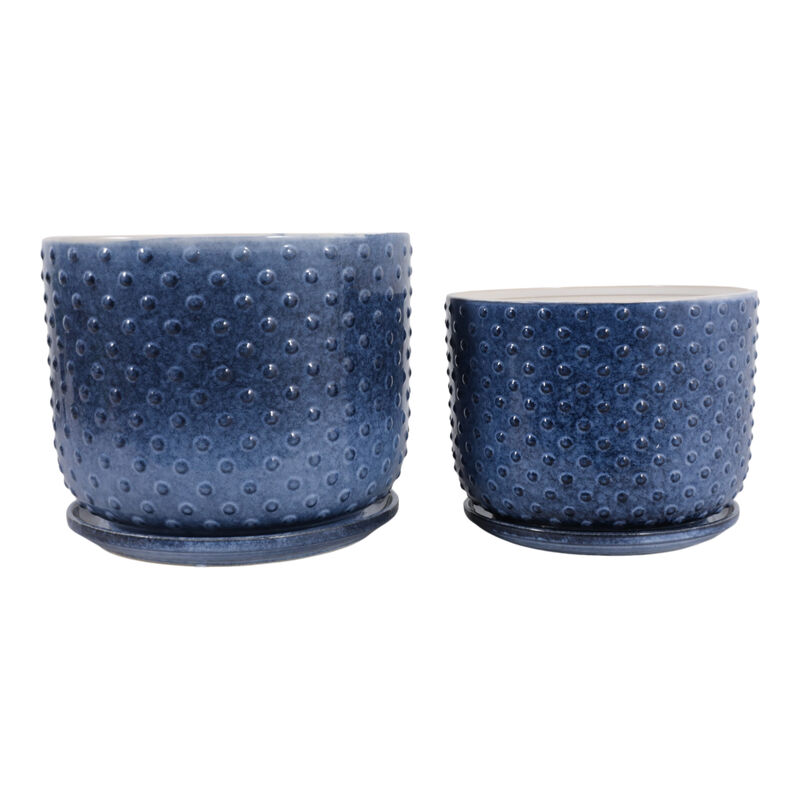 S/2 10/12" Dotted Planter image number 2