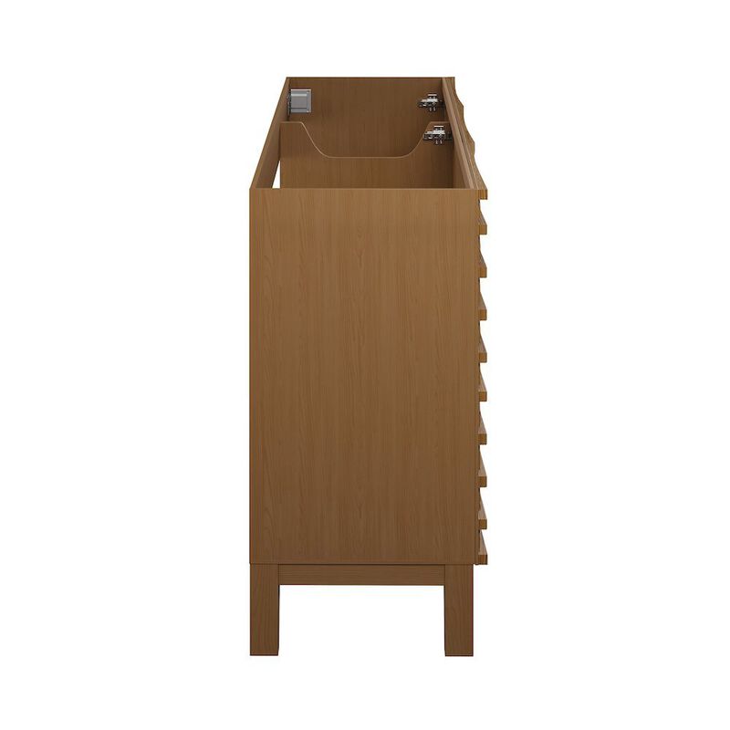 Cascade 48'' Bathroom Vanity in Brown Oak- Cabinet Only image number 4