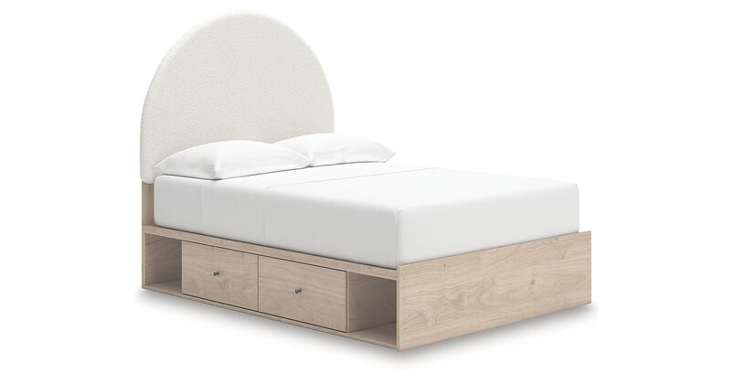 Shapella Full Upholstered Panel Bed with Storage image number 10