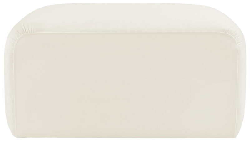 Meridian Furniture Arc Vegan Leather Ottoman