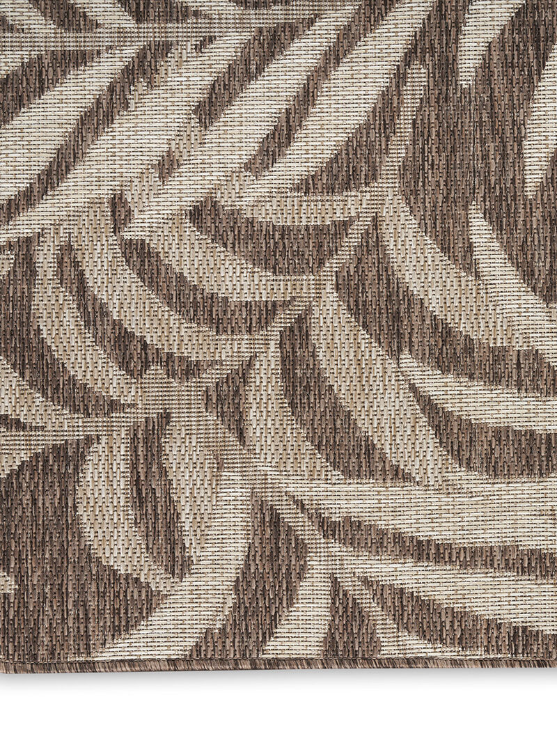 Garden Oasis GOA01 Mocha 6' x 9' Rug