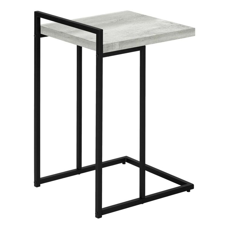 Accent Table, C-shaped, End, Side, Snack, Living Room, Bedroom