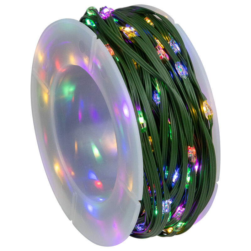 200ct LED Multi-Function Color Changing Christmas Fairy Lights  64.5ft Green Wire image number 1