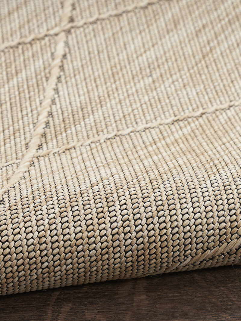 Washable Solutions WSL01 Natural 7' x 10' Rug