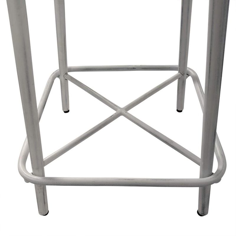 Carolina Living Illona 24 Counter Stool - Set of 2 - Whitewash