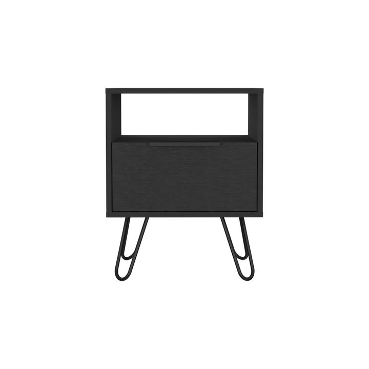 Nightstand Skyoner, Bedroom, Black