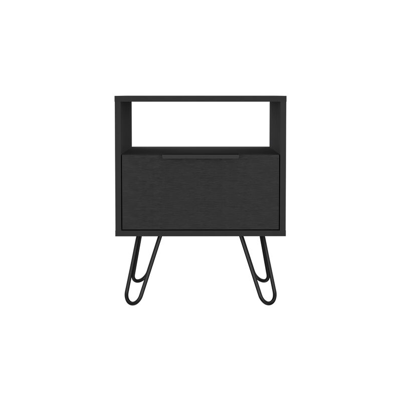 Nightstand Skyoner, Bedroom, Black