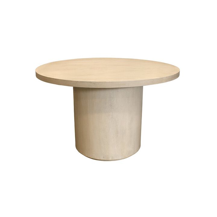 Flagstaff 48 Round Dining Table in Stone Natural