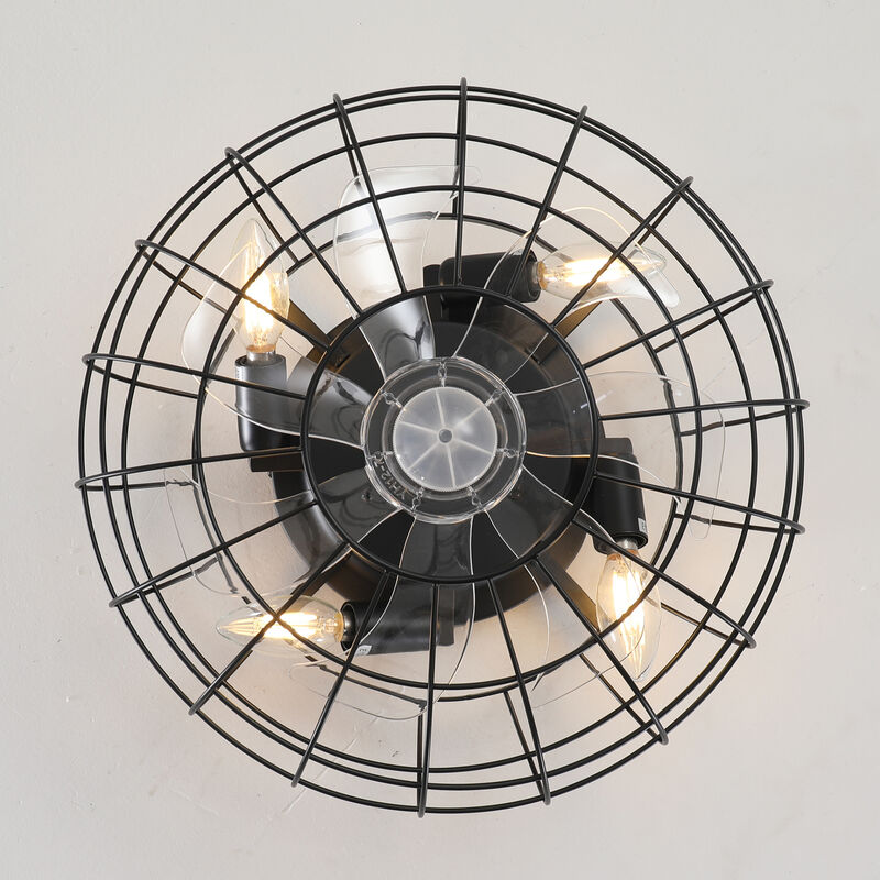 ELEMENT ACE Low Profile Bladeless Ceiling Fan with Integrated Light Kit and Remote Control for Modern Home Cooling image number 0